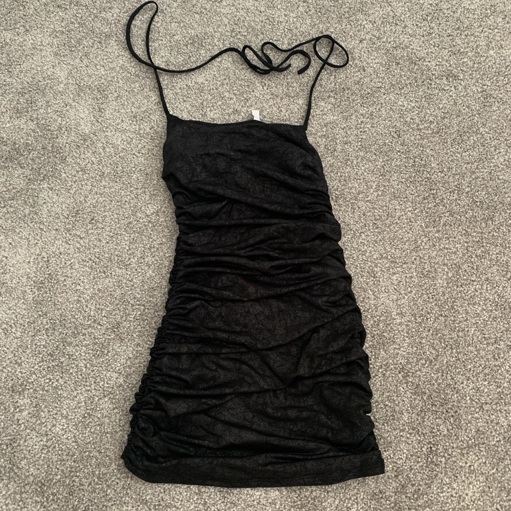 Lucy in the Sky Party Black Mini Dress